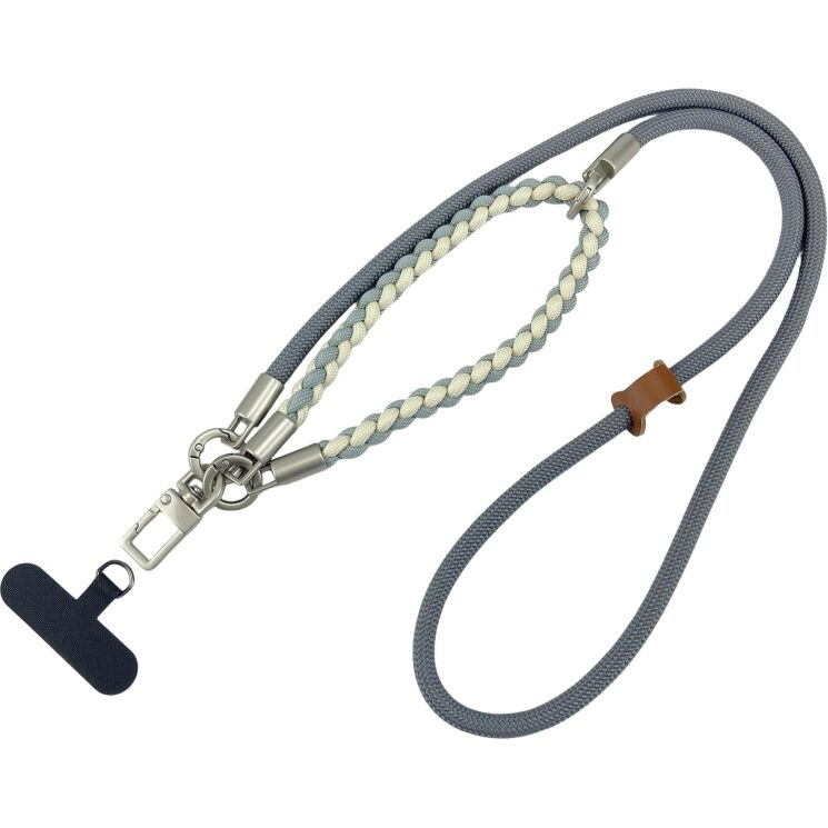Ремешок для смартфона Deexe Woven Strap - Grey (983014H) Ремешок для смартфона Deexe Woven Strap - Grey: фото 1 из 4