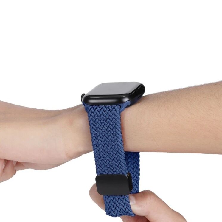 Ремешок DUX DUCIS Mixture Pro Series для Apple Watch 42 (Series 10) / 41 / 40 / SE 40 / 38 - Storm Blue: фото 6 из 7