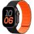Ремешок Hoco WA39 для Apple Watch 49 / 46 / 45 / 44 / SE 44 / 42 (Series 1-3) / Ultra / Ultra 2 / Ultra 3 - Black / Orange: фото 1 из 6