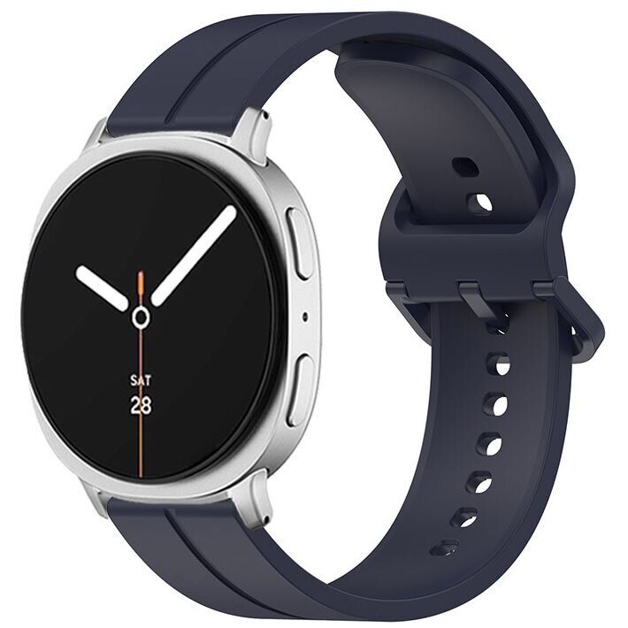 Ремешок KALEBOL Groove Design для Samsung Galaxy Watch 8 (40/44mm) / 8 Classic - Navy Blue: фото 2 из 5