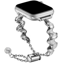 Ремешок KALEBOL Ribbon Style для Apple Watch 42 (Series 10) / 41 / 40 / SE 40 / 38 - Silver: фото 1 из 9