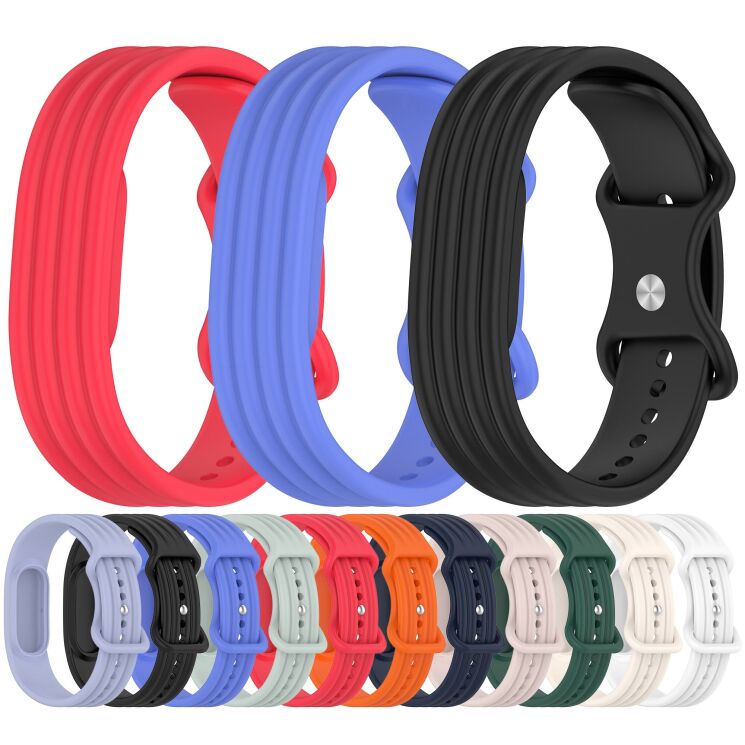 Ремешок Reframe Linear Soft для Google Fitbit Air - White: фото 9 из 12