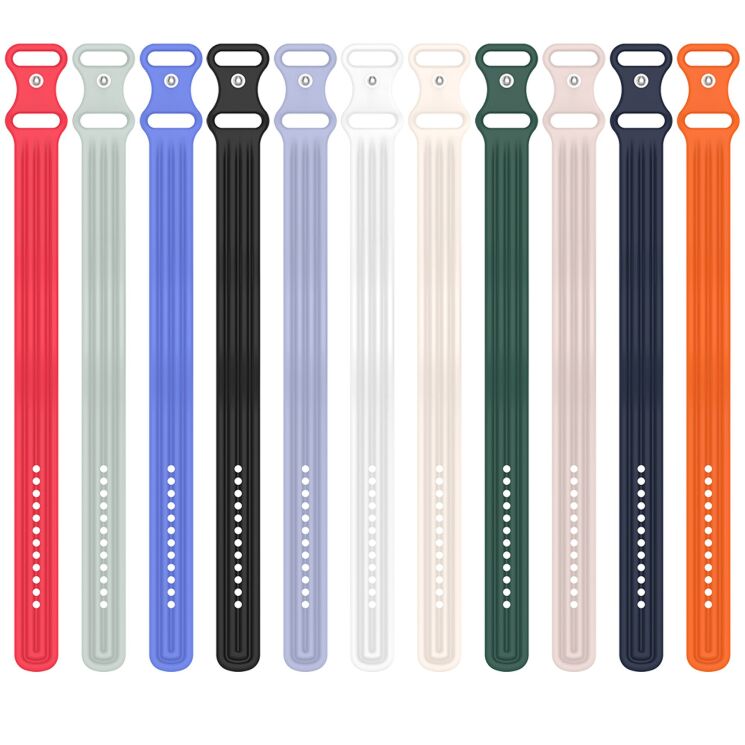 Ремешок Reframe Linear Soft для Google Fitbit Air - White: фото 10 из 12