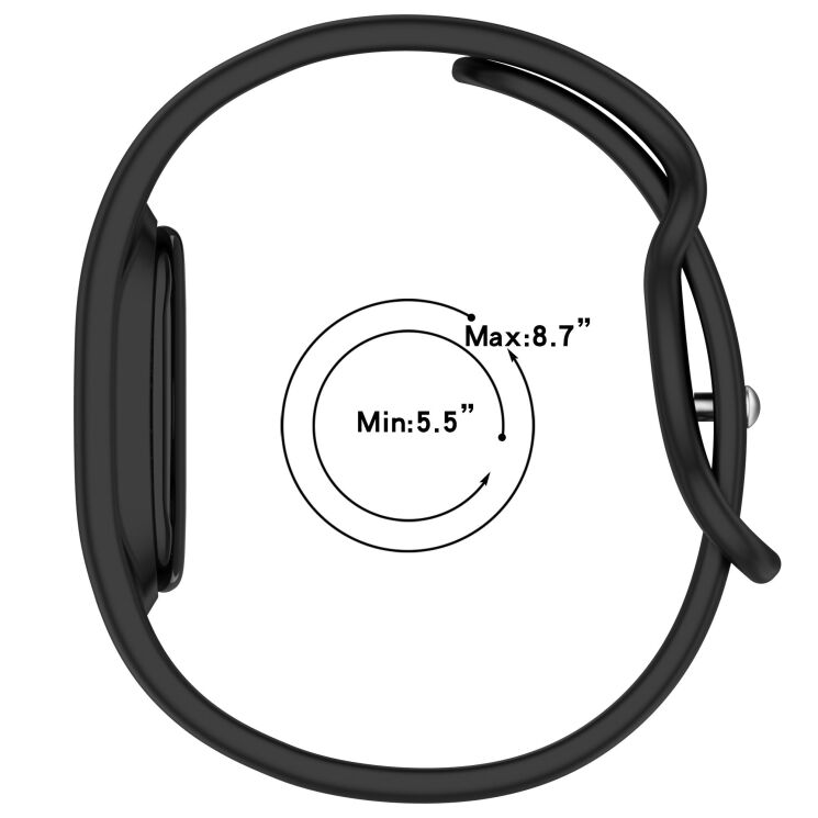 Ремешок Reframe Linear Soft для Google Fitbit Air - White: фото 12 из 12