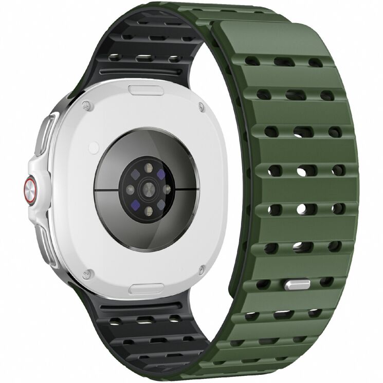 Ремешок Reframe Sport Band для Samsung Galaxy Watch 8 (40/44mm) / 8 Classic - Army Green / Black: фото 1 из 4