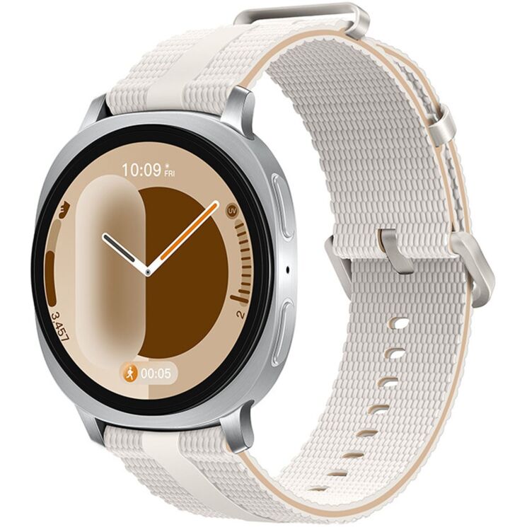 Ремінець Reframe Sport Linear для Samsung Galaxy Watch 8 (40/44mm) / 8 Classic - Starlight / Milk Tea: фото 2 з 5