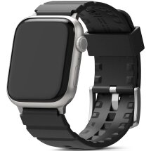 Ремінець Ringke Rubber One Bold для Apple Watch 46 / 44 / SE 44 / 45 / Ultra / Ultra 2 / Ultra 3 (49mm) 8809919305204 - Black: фото 1 з 13