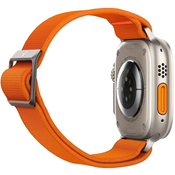 Ремешок Spigen (SGP) Lite Fit Ultra для Apple Watch 46 / 45 / 44 / SE 44 / 42 (Series 1-3) / Ultra / Ultra 2 (AMP05986) - Orange: фото 7 из 20
