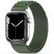 Ремінець Tech-Protect Nylon Pro для Apple Watch 46 / 45 / 44 / SE 44 / 42 (Series 1-3) / Ultra / Ultra 2 - Military Green (371814G). Фото 1 з 6