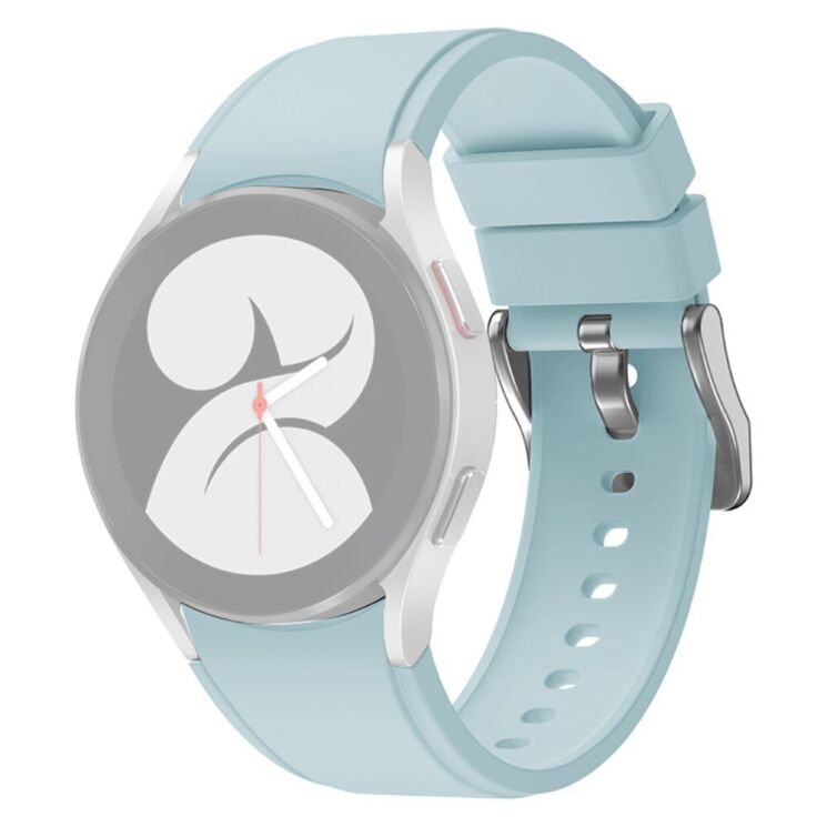 Ремешок UniCase Silicone Band для Samsung Galaxy Watch 4 Classic (46mm) / Watch 4 Classic (42mm) / Watch 4 (40mm) / Watch 4 (44mm) - Baby Blue: фото 2 из 7