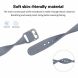 Ремінець UniCase Silicone Strap для Apple Watch 42 (Series 10) / 41 / 40 / SE 40 / 38 - Dark Grey (236207DH). Фото 3 з 5