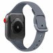 Ремінець UniCase Silicone Strap для Apple Watch 42 (Series 10) / 41 / 40 / SE 40 / 38 - Dark Grey (236207DH). Фото 2 з 5