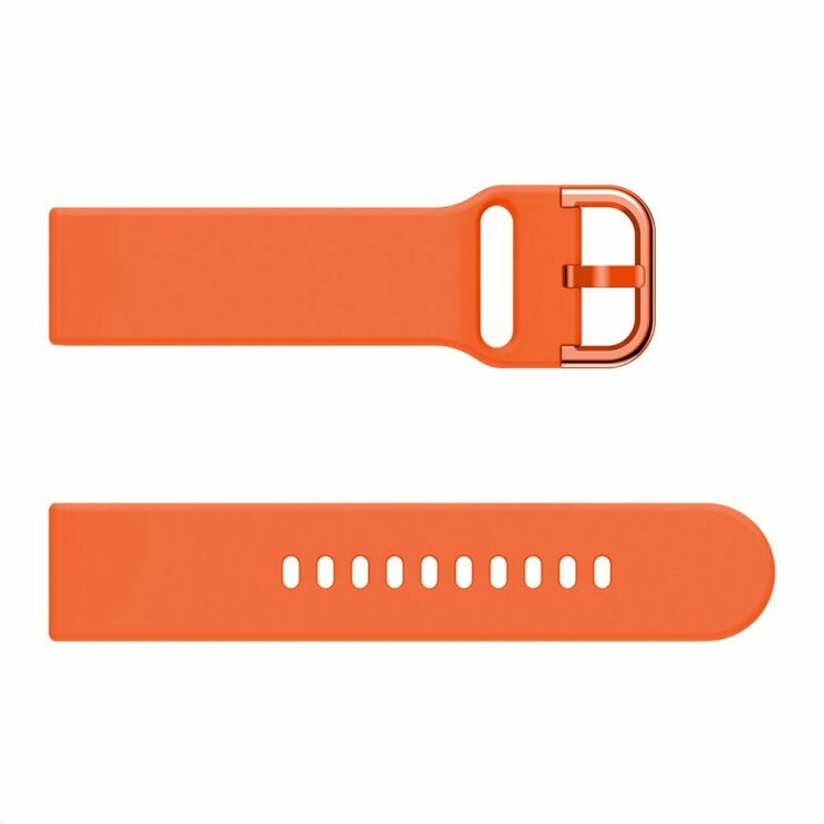 Ремінець UniCase Silicone Strap для Huawei Watch GT / Watch GT2 46mm - Orange: фото 4 з 6