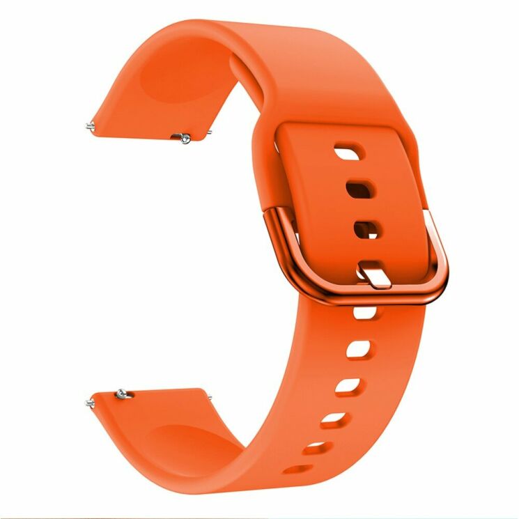 Ремінець UniCase Silicone Strap для Huawei Watch GT / Watch GT2 46mm - Orange: фото 3 з 6