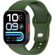 Ремешок UniCase Silicone Strap для Xiaomi Redmi Watch 6 / 6 Active / 6 Lite / 5 / 4 - Green (391406G). Фото 2 из 8