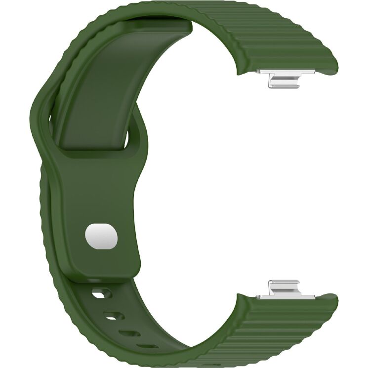 Ремешок UniCase Silicone Strap для Xiaomi Redmi Watch 6 / 6 Active / 6 Lite / 5 / 4 - Green: фото 4 из 8