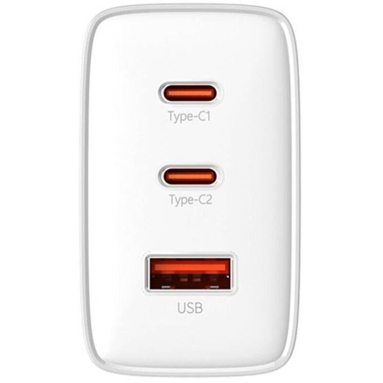 Мережевий зарядний пристрій Baseus Cube Pro 2C+U (65W) P10152301213-00 - White: фото 2 з 23