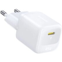 Мережевий зарядний пристрій Baseus EnerFill FN22 (45W) E01233 - Moon White: фото 1 з 13