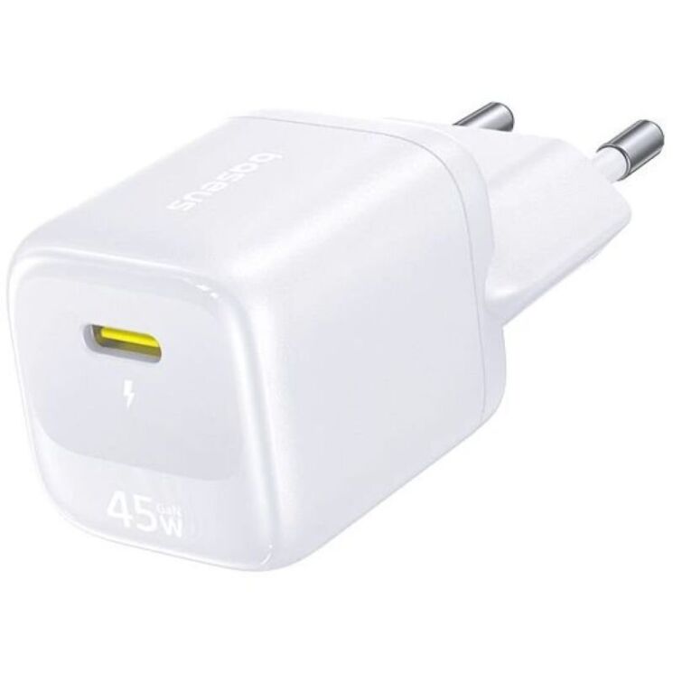 Мережевий зарядний пристрій Baseus EnerFill FN22 (45W) E01233 - Moon White (995697W) Мережевий зарядний пристрій Baseus EnerFill FN22 (45W) E01233 - Moon White: фото 2 з 13