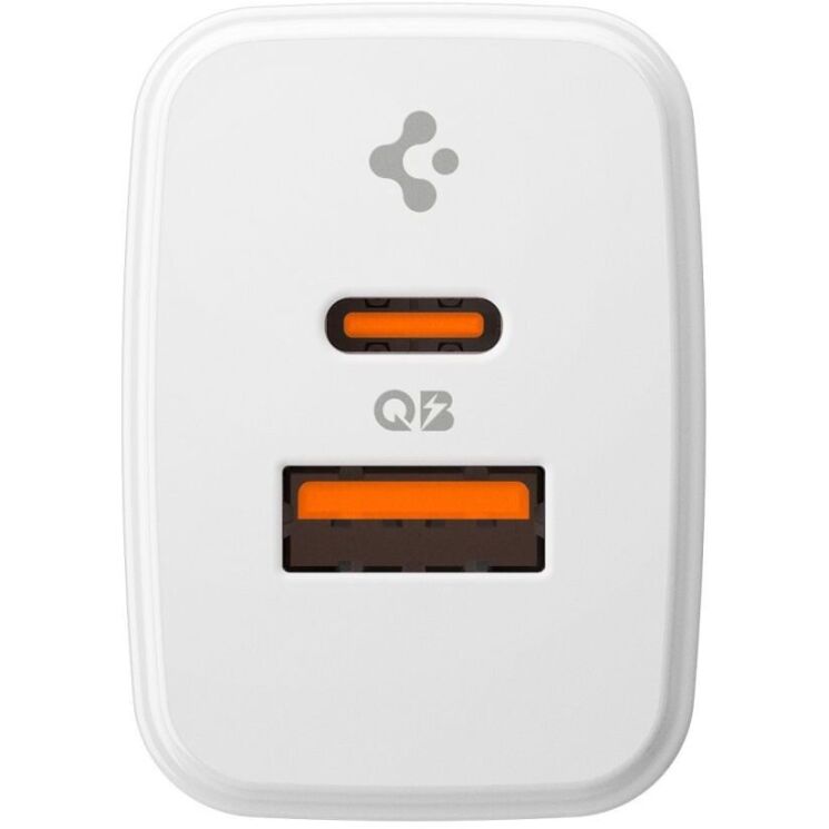 Сетевое зарядное устройство Spigen EE202EU USB + Type-C (20W) ACH08704 - White: фото 2 из 8