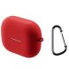 Силиконовый чехол Deexe Silicone Case (FH) для Samsung Galaxy Buds 3 / Buds 3 Pro - Red (360901R). Фото 1 из 10