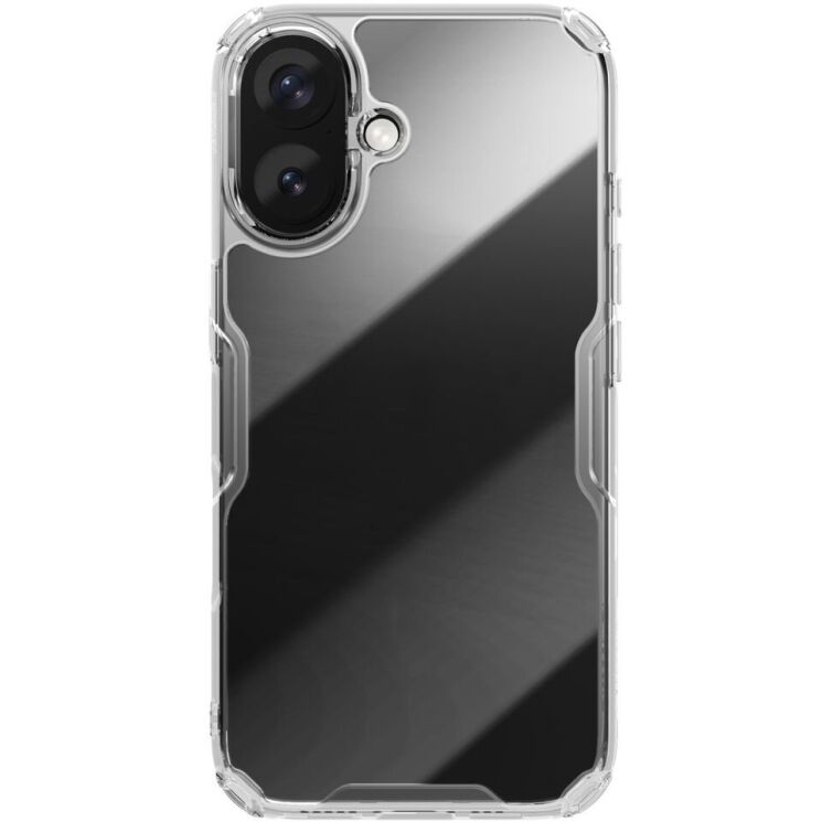 Силиконовый чехол NILLKIN Nature TPU Pro для Apple iPhone 16 - Transparent: фото 1 из 13