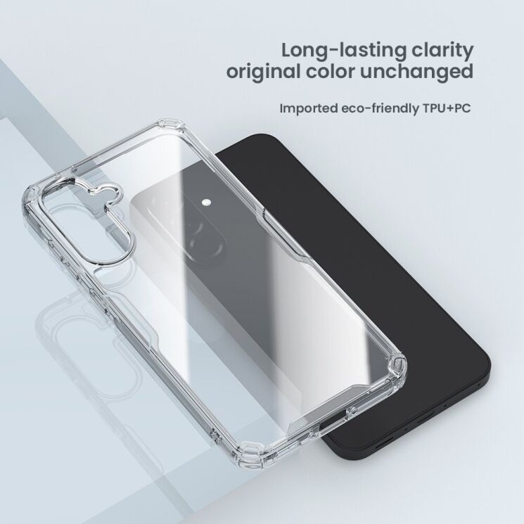 Силиконовый чехол NILLKIN Nature TPU Pro для Samsung Galaxy A57 (A576) - Transparent: фото 7 из 15