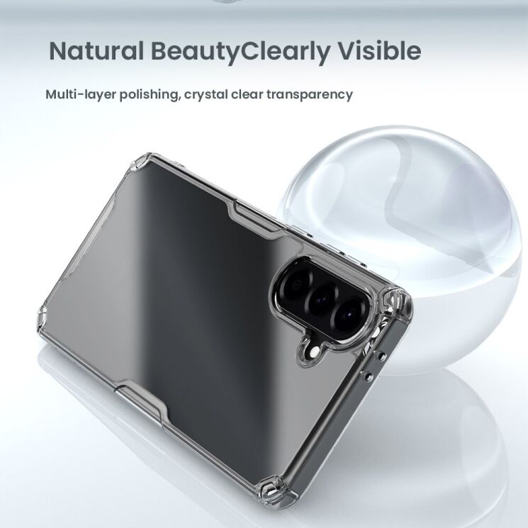Силиконовый чехол NILLKIN Nature TPU Pro для Samsung Galaxy A57 (A576) - Transparent: фото 6 из 15