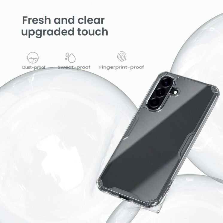 Силиконовый чехол NILLKIN Nature TPU Pro для Samsung Galaxy A57 (A576) - Transparent: фото 11 из 15