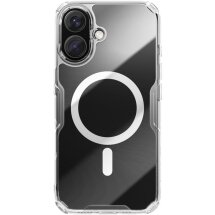Силиконовый чехол NILLKIN Nature TPU Pro Magnetic для Apple iPhone 16 - Transparent: фото 1 из 13