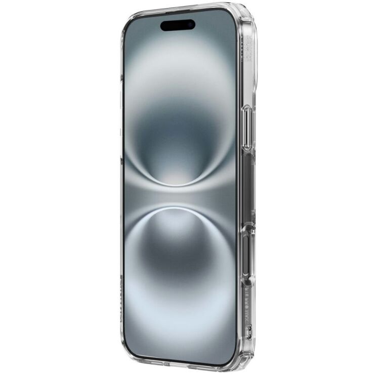 Силиконовый чехол NILLKIN Nature TPU Pro Magnetic для Apple iPhone 16 - Transparent: фото 5 из 13