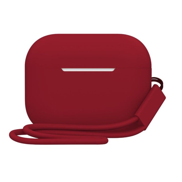 Силиконовый чехол UniCase Silicone Sleeve для Apple AirPods Pro 2 - Wine Red: фото 1 из 7