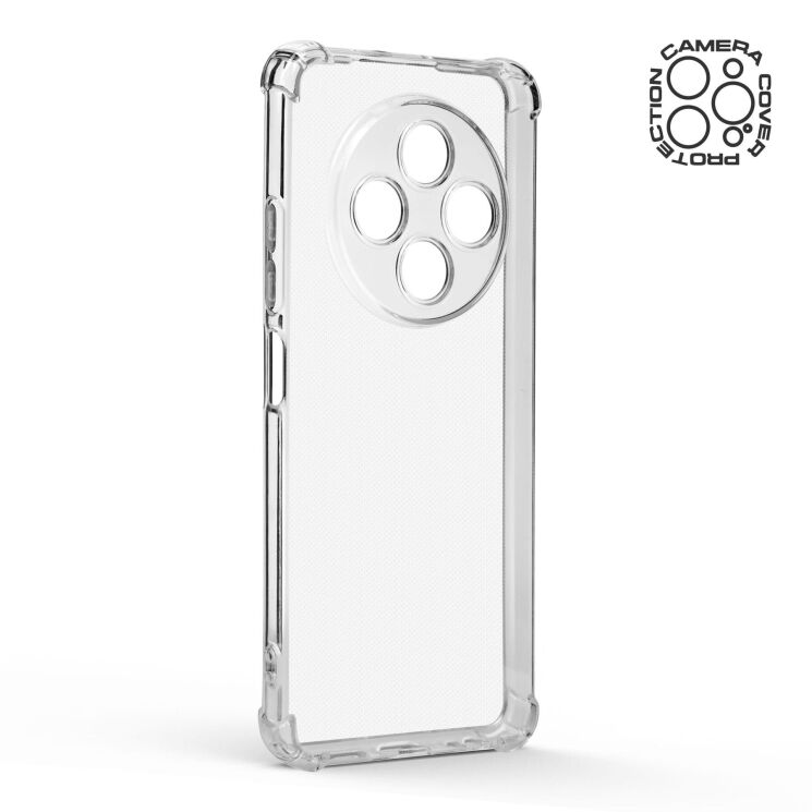 Силіконовий (TPU) чохол ArmorStandart Air Force для TECNO Spark 30 - Transparent: фото 2 з 6
