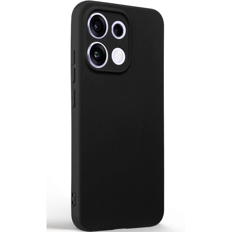 Силиконовый (TPU) чехол ArmorStandart Matte Slim Fit для OPPO Reno 16 F/FS - Black: фото 2 из 5