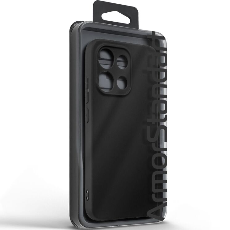 Силиконовый (TPU) чехол ArmorStandart Matte Slim Fit для OPPO Reno 16 F/FS - Black: фото 3 из 5