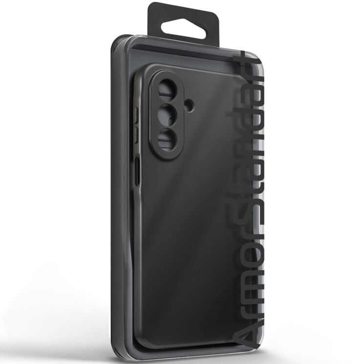 Силіконовий (TPU) чохол ArmorStandart Matte Slim Fit для Samsung Galaxy A27 (A276) - Black: фото 3 з 5