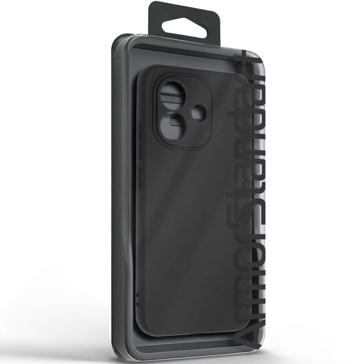 Силиконовый (TPU) чехол ArmorStandart Matte Slim Fit для Xiaomi Redmi Note 17 (4G/5G) - Black (430044B) Силиконовый (TPU) чехол ArmorStandart Matte Slim Fit для Xiaomi Redmi Note 17 (4G/5G) - Black: фото 3 из 5