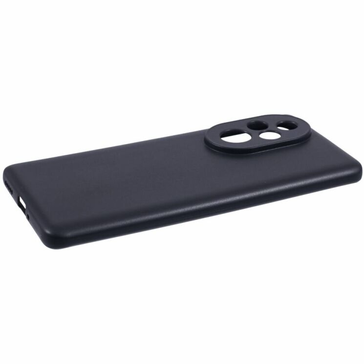Силиконовый (TPU) чехол Deexe Matte Case для Honor 200 Pro - Black: фото 5 из 6
