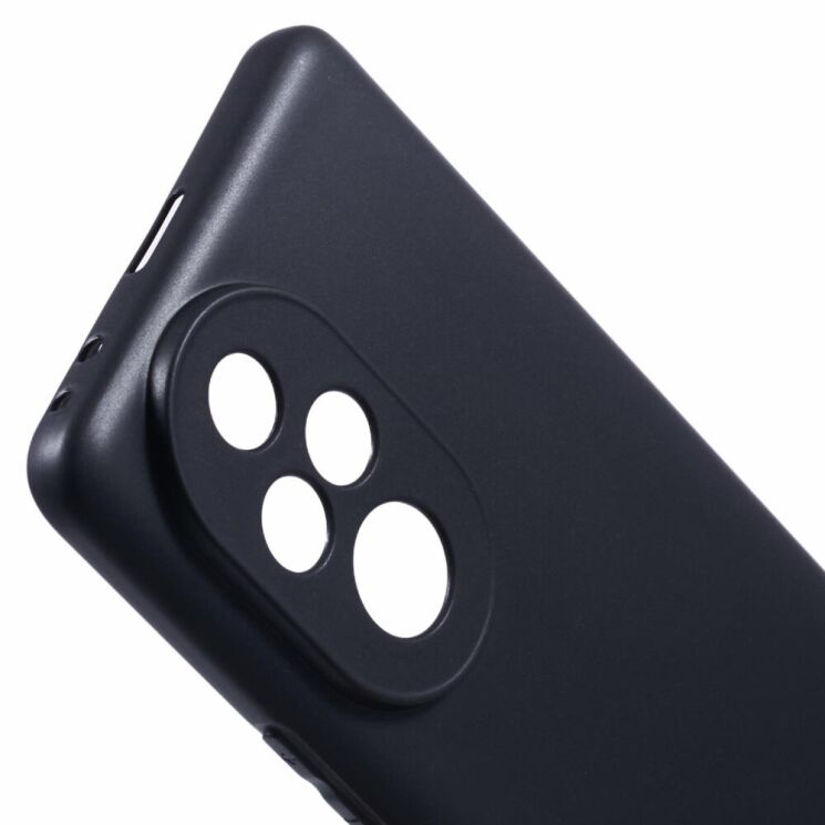 Силиконовый (TPU) чехол Deexe Matte Case для Honor 200 Pro - Black: фото 6 из 6