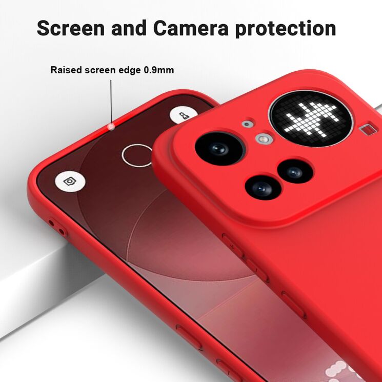 Силиконовый (TPU) чехол Deexe Silicone Case для Nothing Phone (4a) Pro - Black: фото 5 из 9