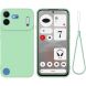 Силіконовий (TPU) чохол Deexe Silicone Case для Nothing Phone (4b) - Green (218412G). Фото 1 з 9