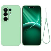 Силіконовий (TPU) чохол Deexe Silicone Case для TECNO Camon 50 Pro - Green: фото 1 з 9