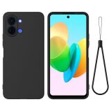 Силіконовий (TPU) чохол Deexe Silicone Case для TECNO Spark Go 3 - Black: фото 1 з 9