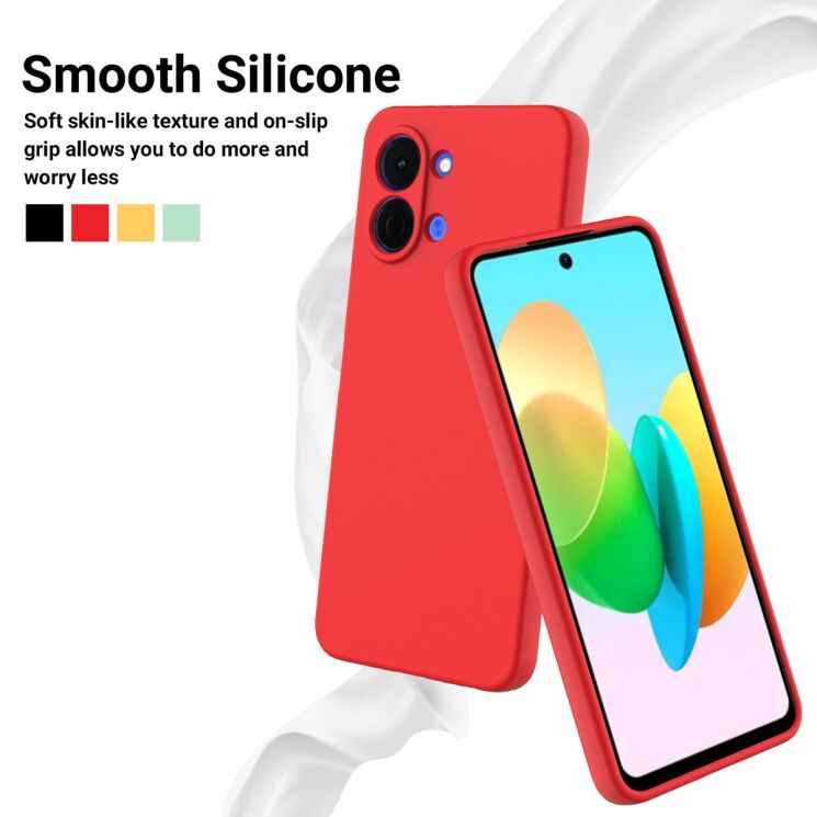 Силіконовий (TPU) чохол Deexe Silicone Case для TECNO Spark Go 3 - Black: фото 4 з 9