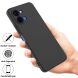 Силіконовий (TPU) чохол Deexe Silicone Case для TECNO Spark Go 3 - Black (408100B). Фото 3 з 9