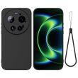 Силиконовый (TPU) чехол Deexe Silicone Case для Xiaomi 17 Ultra - Black (407513B)