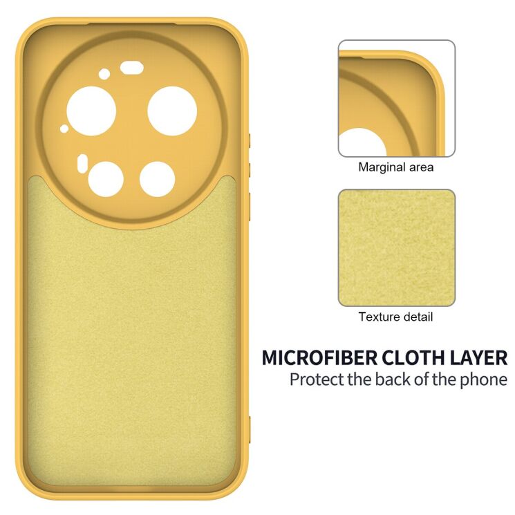 Силиконовый (TPU) чехол Deexe Silicone Case для Xiaomi 17 Ultra - Black: фото 7 из 9