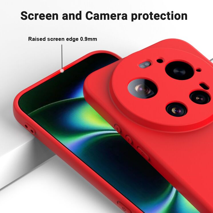 Силиконовый (TPU) чехол Deexe Silicone Case для Xiaomi 17 Ultra - Black: фото 5 из 9