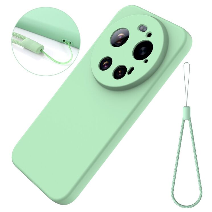 Силиконовый (TPU) чехол Deexe Silicone Case для Xiaomi 17 Ultra - Black: фото 8 из 9