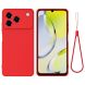 Силіконовий (TPU) чохол Deexe Silicone Case для ZTE Blade A76 - Red (402913R). Фото 1 з 9